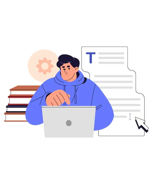 Graduation Hat and Flag